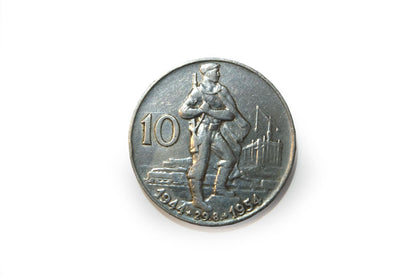 1954 10 kčs 10. výročie SNP