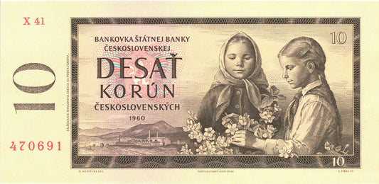 1960 10 Kčš séria X XF