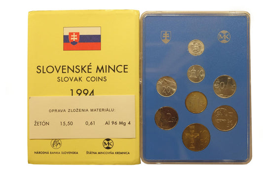 SADA mincí 1994 Slovensko UNC