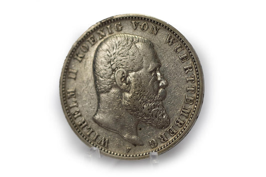 1898 Nemecko - Wurttemberg - 5 Marka F Wilhelm II