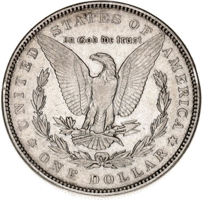 1889 Strieborná veľká minca Morgen dollar