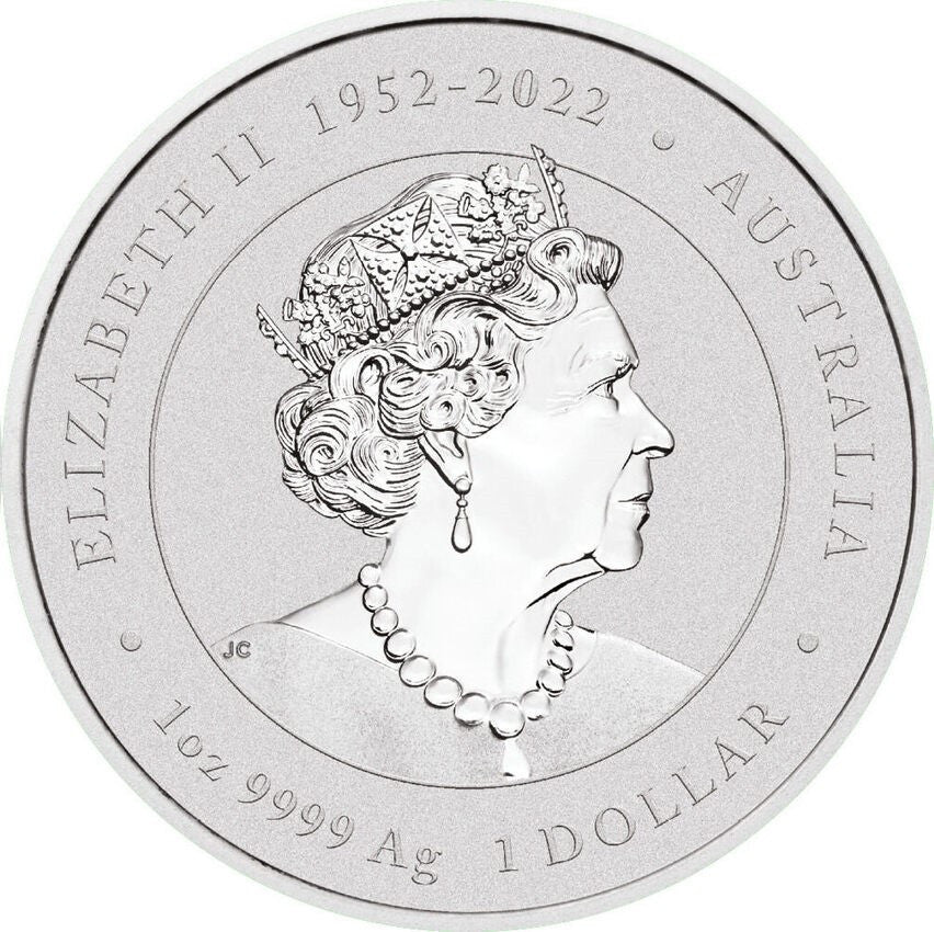 2024 Dollar Austrália BU1 Oz Ag, Lunar III. – Year of the Dragon