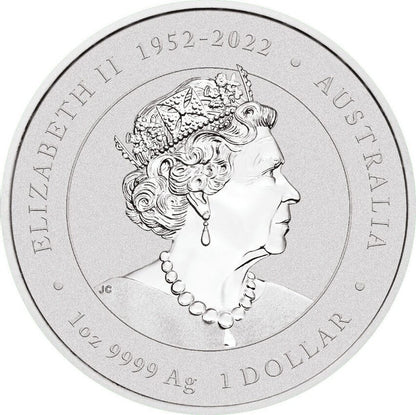 2024 Dollar Austrália BU1 Oz Ag, Lunar III. – Year of the Dragon