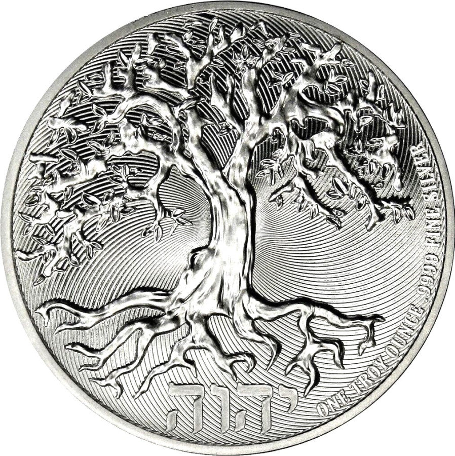 2022 2 Dollars Niue BU 1 Oz Ag Tree of Life