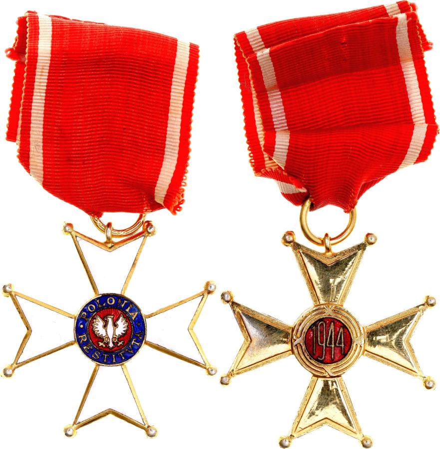 1944 Rytiersky kríž Rádu Polonia Restituta Poľsko