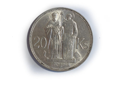 1941 /20 koruna Cyril a Metod varianta dvojkríž