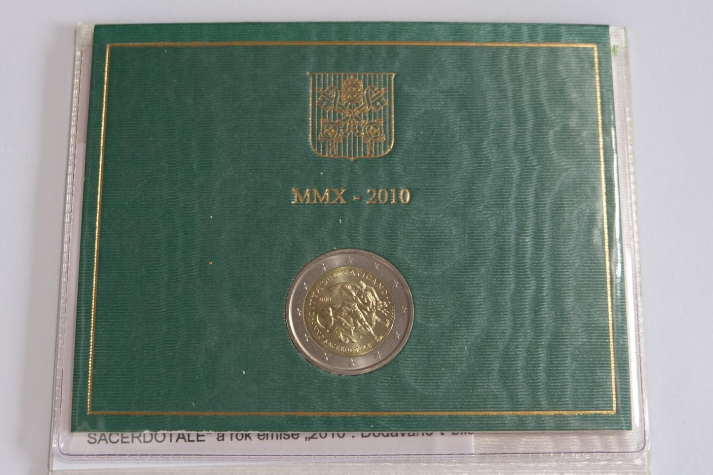 2010 vatikán 2 euro - rok kňazov