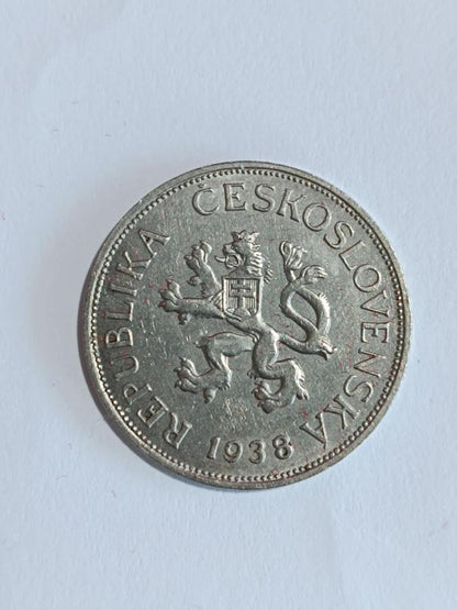 1938 5 kč Československo