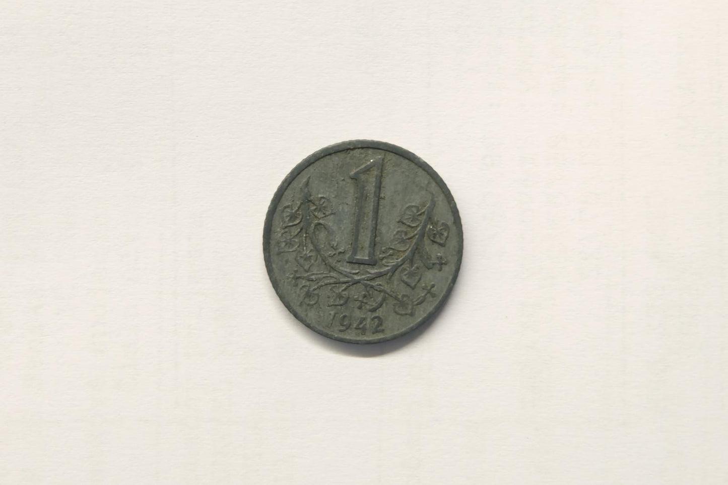 1942 1 Koruna Protektorát Čechy a Morava