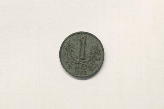 1942 1 Koruna Protektorát Čechy a Morava