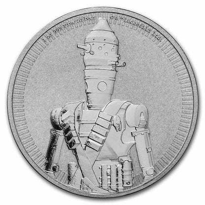 2022 2 Dollars Niue BU 1 Oz Ag The MANDALORIAN