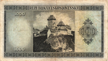 1945 1000 kčs séria BG