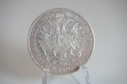 1860 Krásny 1 florin B Franc Jozef Vzácnejší