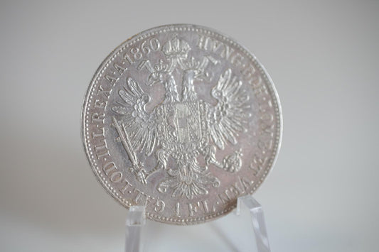 1860 Krásny 1 florin B Franc Jozef Vzácnejší