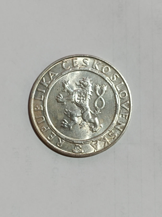 1955 100 Kčs - Oslobodenie Československa - 10. výročie oblé J