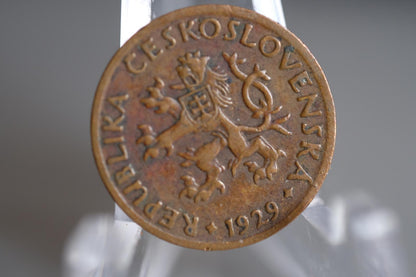1929 5 Halier Krásny zbierkový stav!