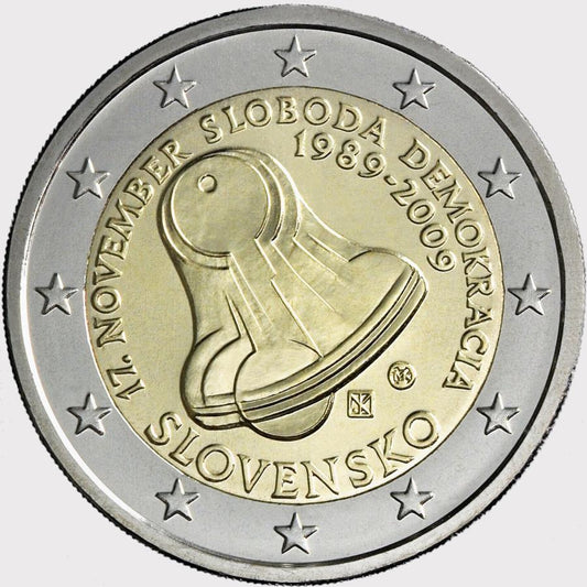 2009 Slovensko 2 euro- Deň boja za slobodu a demokraciu (UNC)