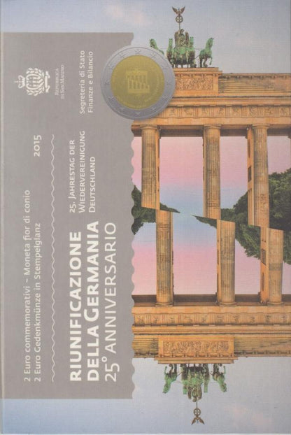2015 San Maríno 2 euro Zjednotenie Nemecka