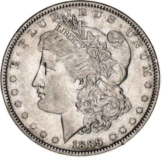 1889 Strieborná veľká minca Morgen dollar
