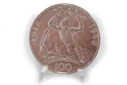 1948 / 100 Kčs - Československá republika - 30. výročie vzniku