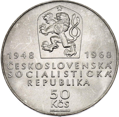 1968 50 Kčs -50.výročie vzniku Československa